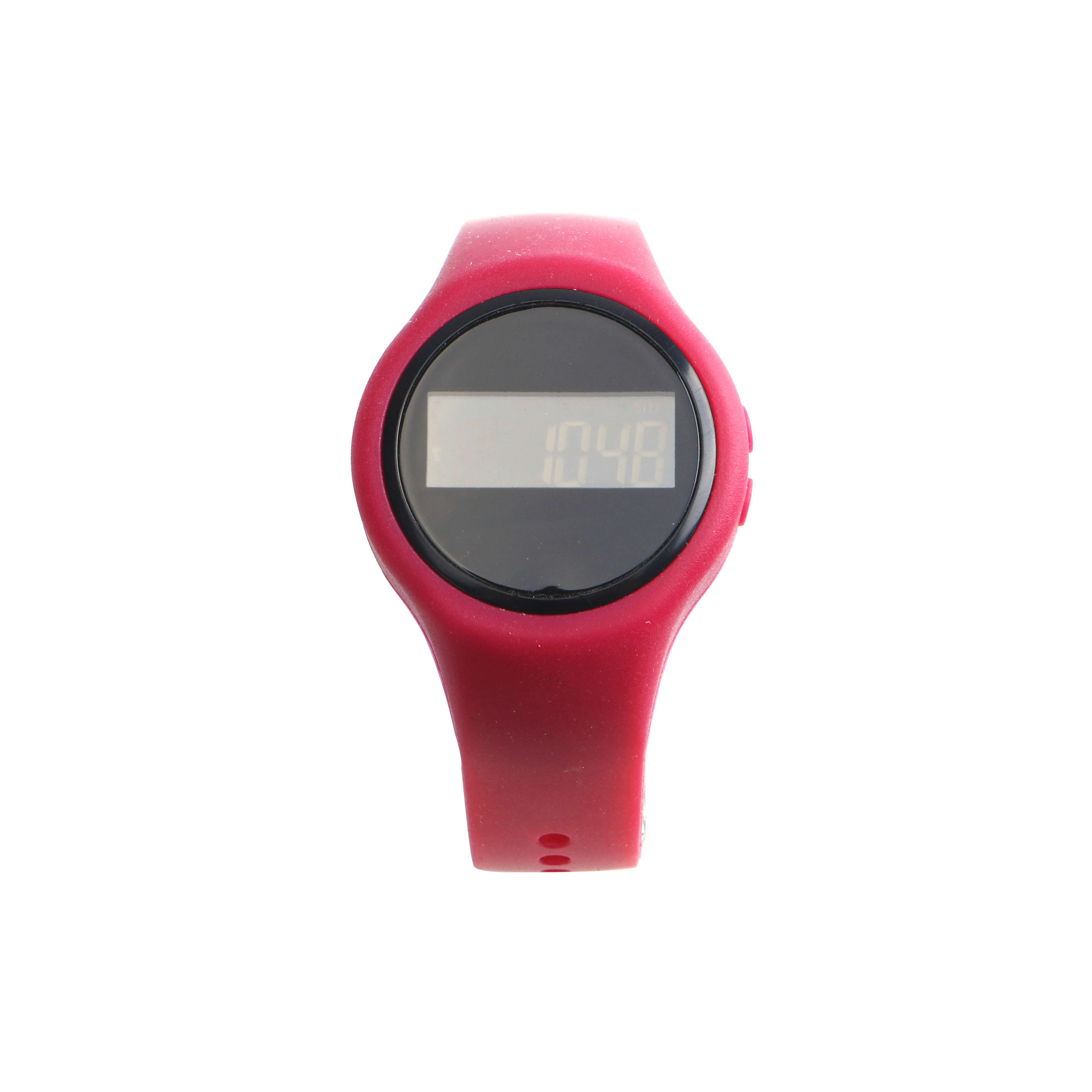 Unisex ABS Silica Gel Digital Step Counter Bangle Waterproofing