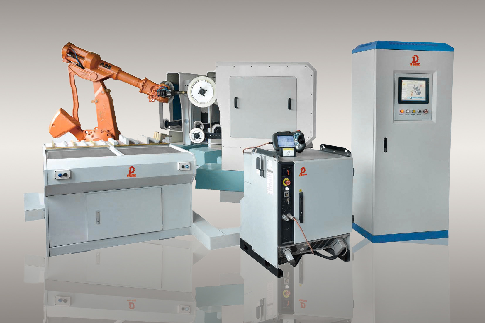 Faucet Handle Metal Surface Grinding/Polishing/Peeling/Milling Machine for Sanitary Ware Factory