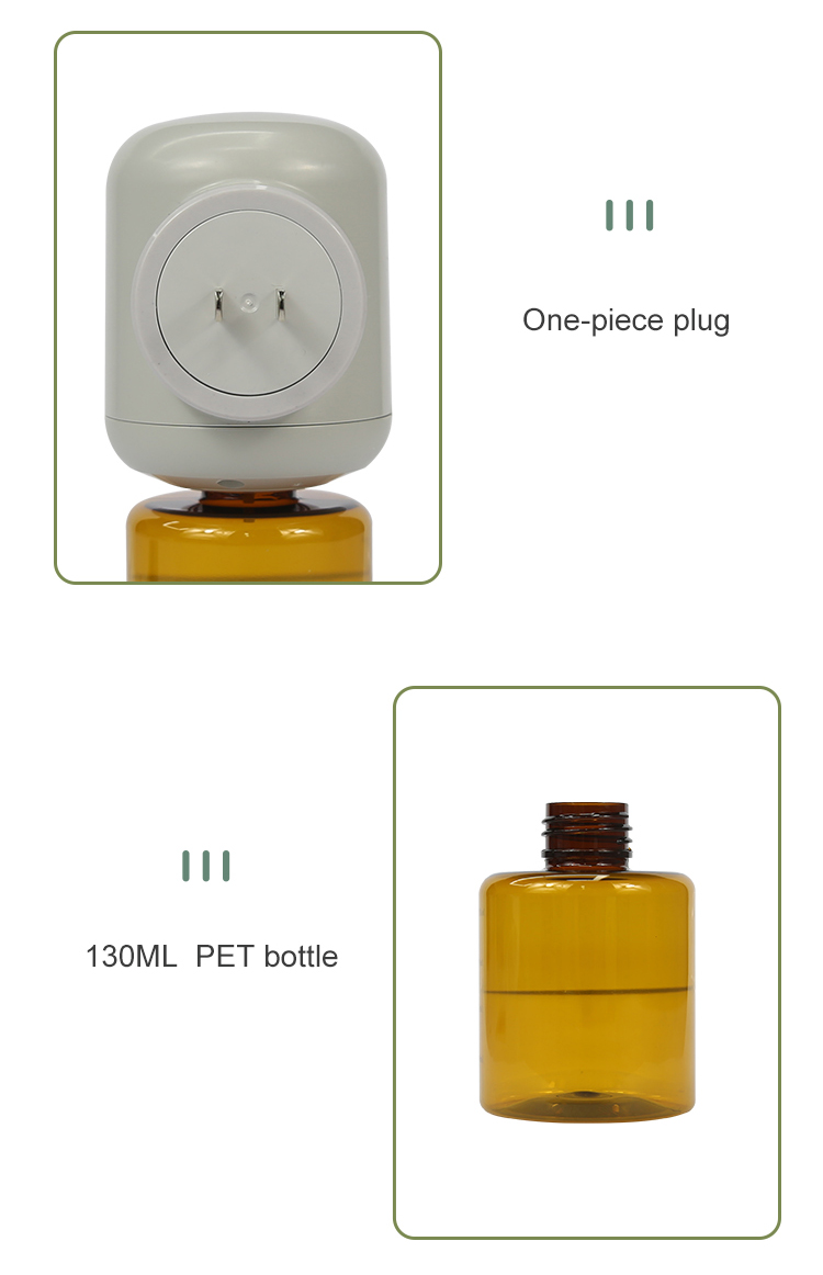 100-240V Portable Fragrance Diffuser Wall Plug Aromatherapy Diffuser 130ml
