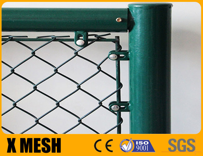 Sports Fields Chain Link Mesh Fence 4mm Wire Diamond Mesh Fence