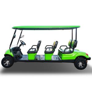 China Electric Beach 8 Passenger Golf Carts Electrical Golf Bus With 12inch 14Inch Tire wholesale