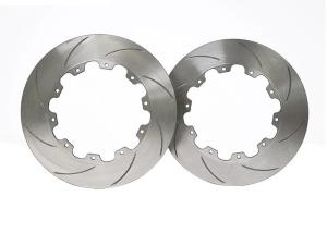 China 330*28mm Auto Brake Parts Cast Iron Front Grooved Brake Discs 2 Pcs wholesale