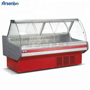 China White Automatic Defrost Commercial Supermarket Refrigerator With Adjustable Shelves wholesale