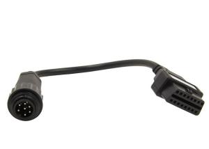 China OBD2 OBDII 16 Pin J1962 Female to Knorr Wabco Trailer 7 Pin Male Connector Cable wholesale