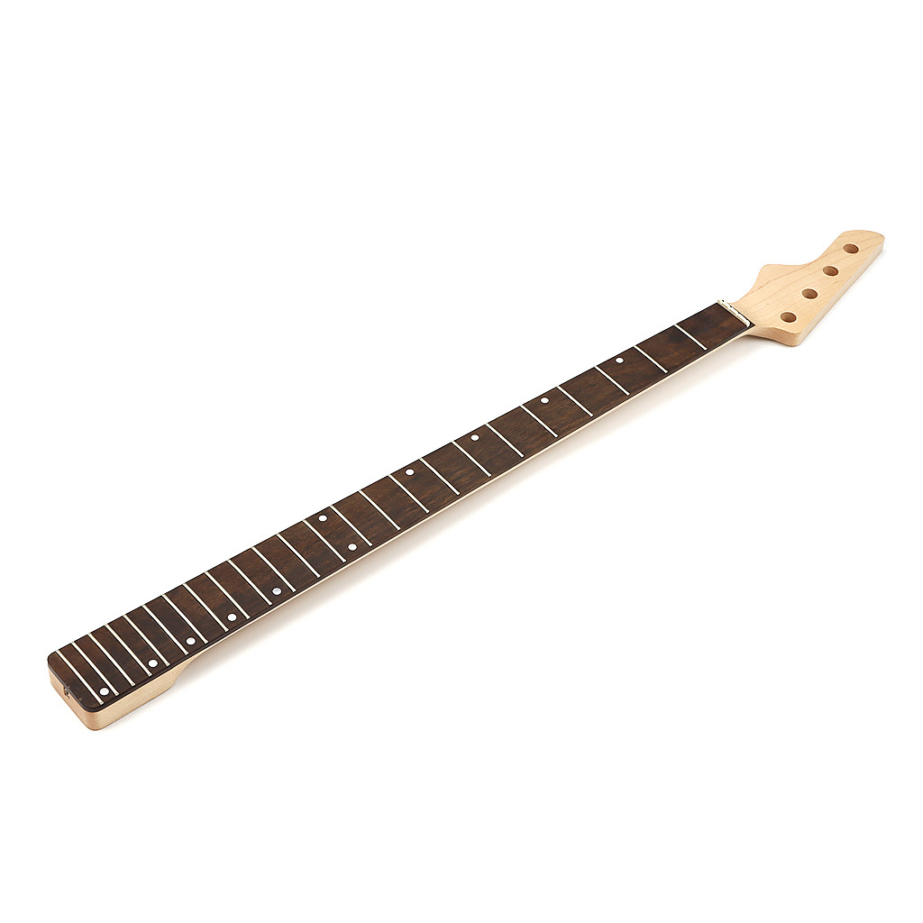 4 Strings 24 Frets Jass Bass Guitar Neck 33.77 Inch Rosewood Maple Wood Satin Finish