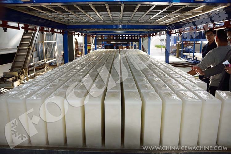 Highly Integrated 20tons Direct Cooling Block Ice Machine with Power-saving Advantage