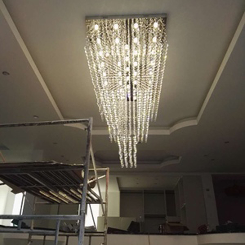 Modern Design Large Crystal Chandelier Hotel Lighting AC110V 220V Hotel Contemporary chandelier（WH-NC-106)