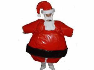 China Inflatable Amusement Park With Santa Claus , Sumo Wresting Suit wholesale