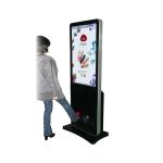 55" Wifi Lcd Digital Signage Advertising Display With Shoe Polisher Cleaner