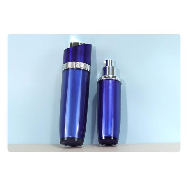 Custom Skincare Bottles Packaging Containers For Cosmetics Screen Printing Acrylic MS Cylinder