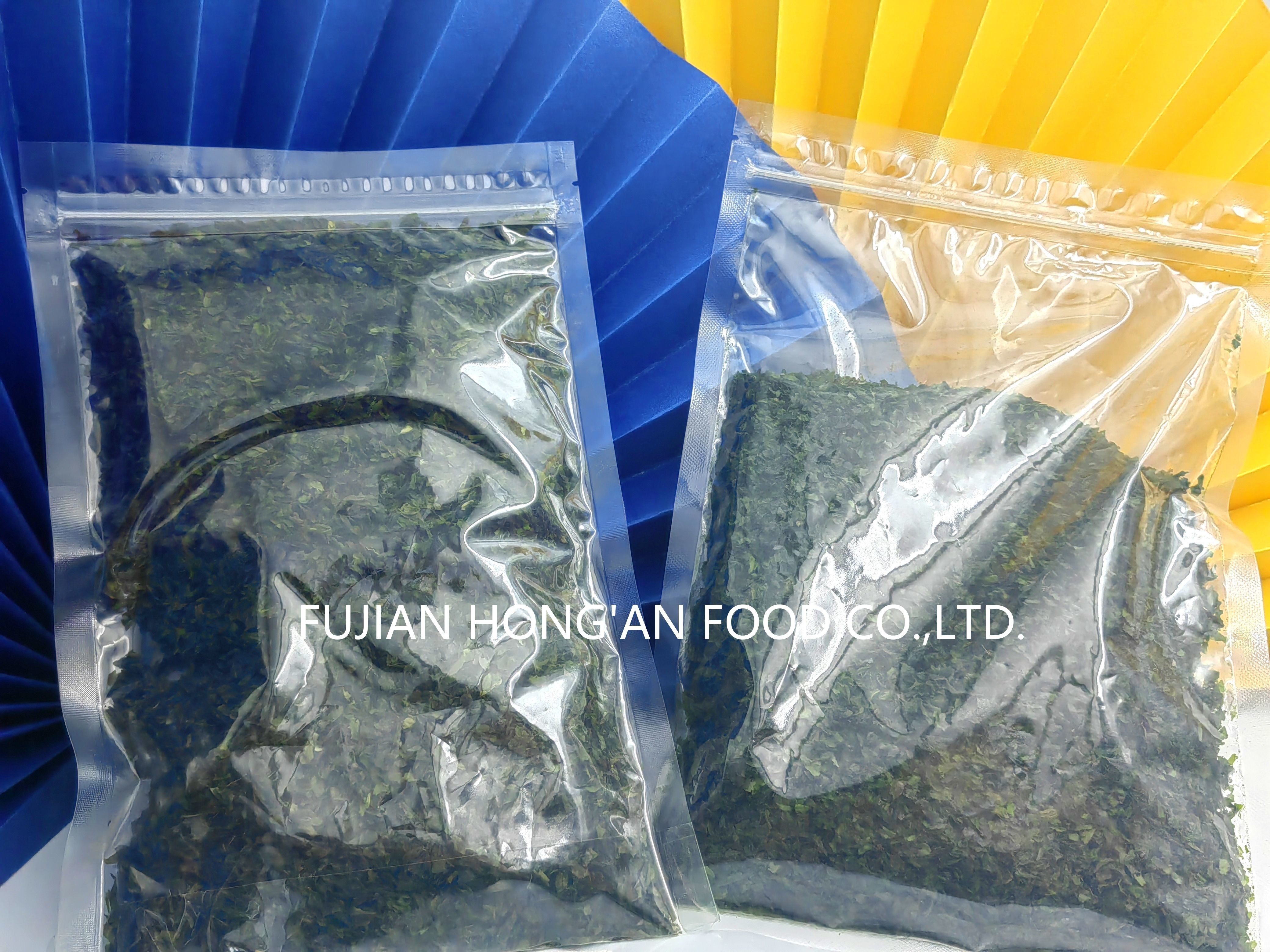 Eaten Directly Aonori Seaweed Powder , Green Dried Sea Lettuce Customized