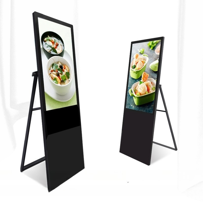 55 Inch TFT LCD LED Self Order Terminal Menu Board Advertising Kiosk
