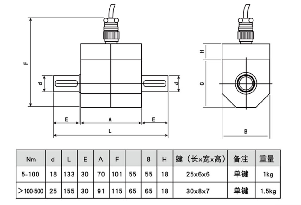 SLFN-300 300Nm 6000rpm Digital Torque Meter