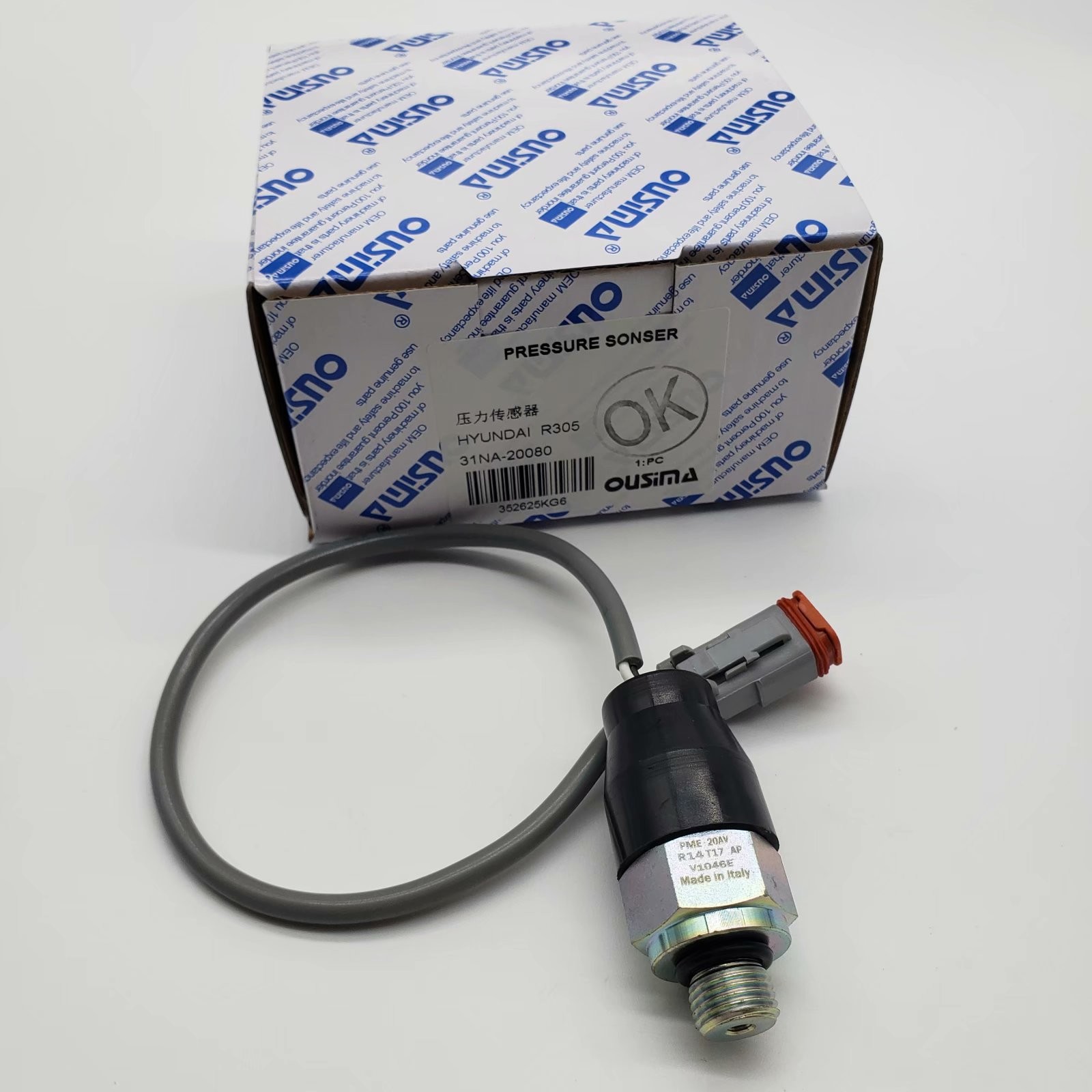 OUSIMA Pressure Sensor 31NA-20080 For Excavator Hyundai R305-7 R375-7H