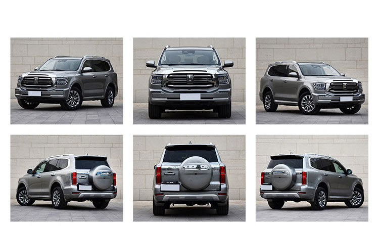 2023 Great Wall 3.0T Tank 500 Sports Version 5 Seats Hybrid Vehicle with Metal Roof Rack