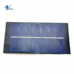 0.9W Portable Glass Solar Panel Charger ZW-11858 Poly Glass Paminated Solar