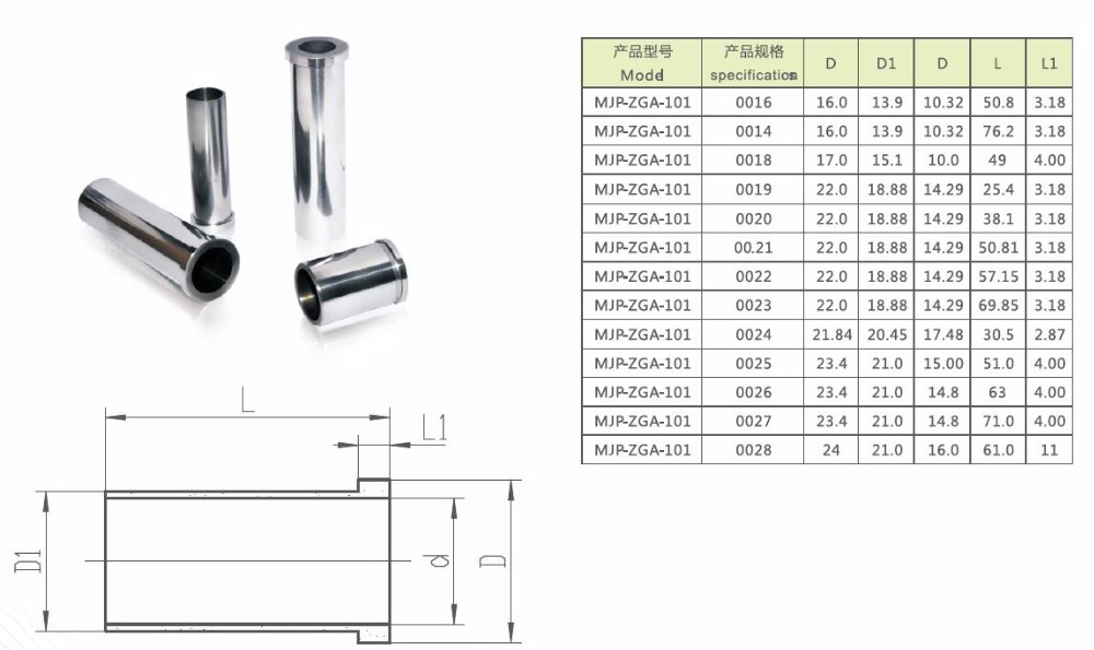 Oil Field Tungsten Carbide Sleeves Shaft Sleeve Bearing For Oil Pump