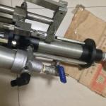 resin spray gun skills training--customer from Kazakhstan