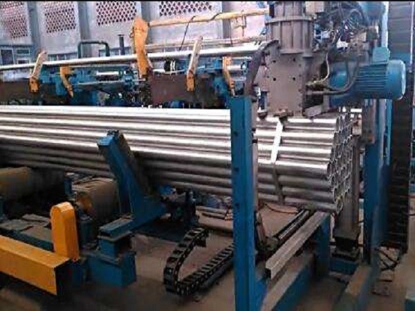 Diameter 32-76mm Pipe Packing Machine For Steel Tube Production Line