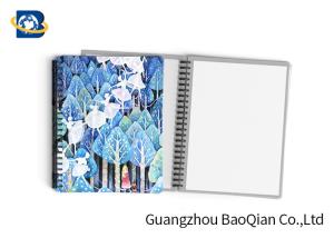 China Pretty Girl Design 3D Lenticular Notebook PET / PP / PVC Cover Material wholesale