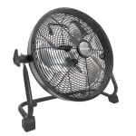 KCoolVent K12DF Industrial Floor Fans DC Recharge Portable 12inch Yellow / Black