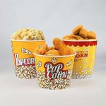 Wholesale High Value For Money Custom Print Cinema Take Away Paper Popcorn Cup