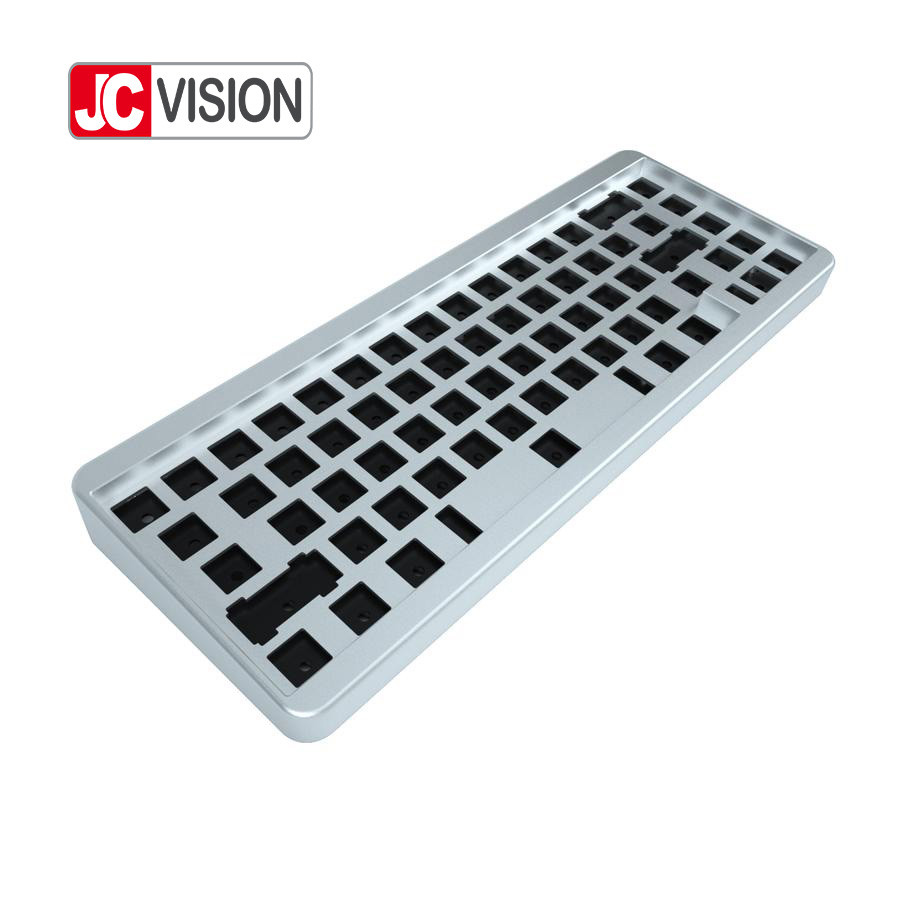 JCVISION Aluminum Hot Swappable Mechanical Keyboard Kit For Office Working Gaming