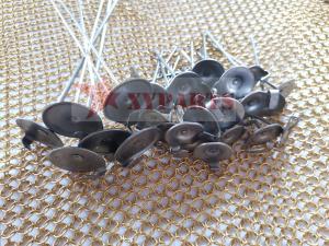 China Steam Trap Heat Shield Thermal Insulation Jacket SS Metal Lacing Anchors wholesale