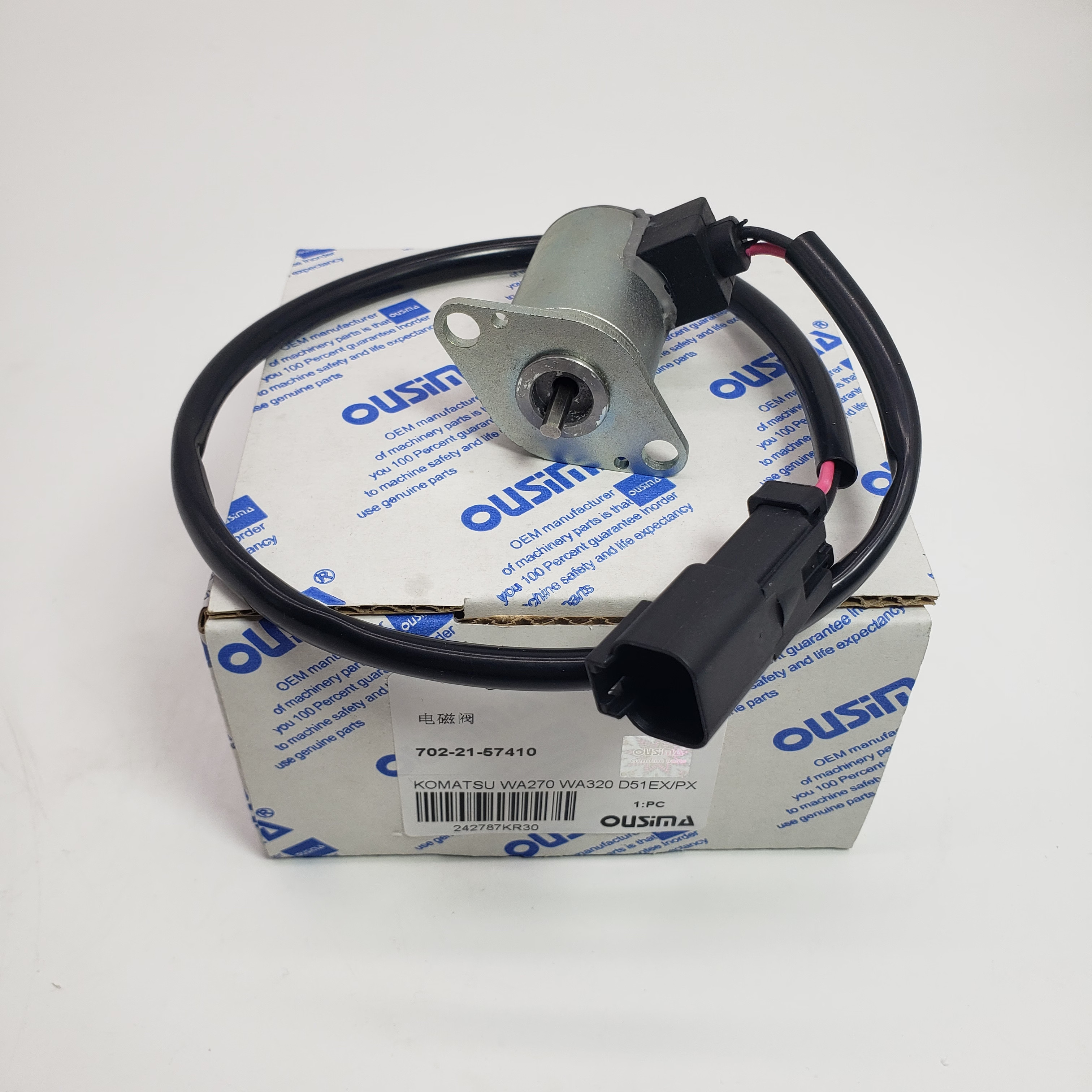 Solenoid Valve 702-21-57410 For KOMATSU PC220 PC40MR HM300 WA200 WA480