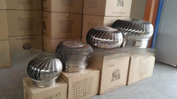 Roof Exhaust Ventilation Fan 10 Days Production Time Corrosion Resistance and Lowest