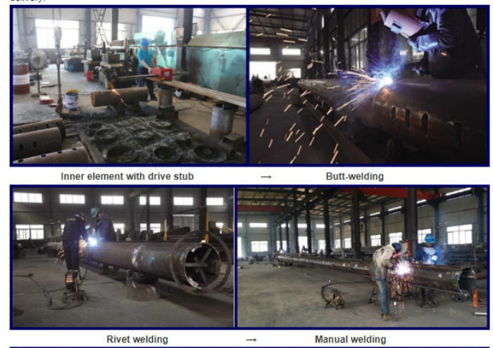 High Strength Kelly Bar Piling Q345B Material Customized Color For Rotary Rig