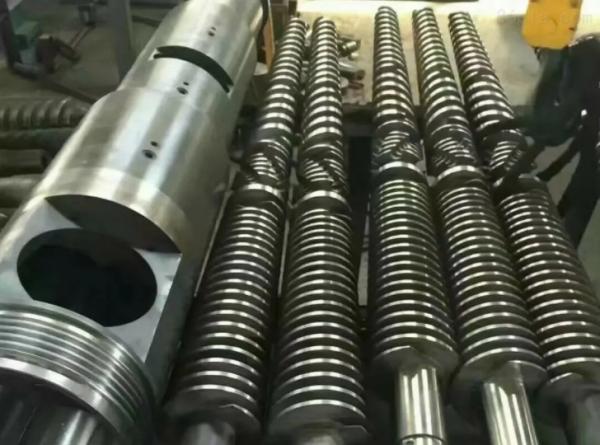 Quality PE HDPE PVC Plastic Conical Twin Screw Barrel For Household Agriculture Industry for sale