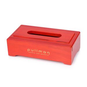 China Free sample hotel red acacia wooden serving tray for room wholesale