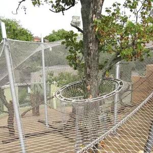 China Flexible Stainless Steel Rope Mesh / Wire Rope Net For Bird Aviary wholesale