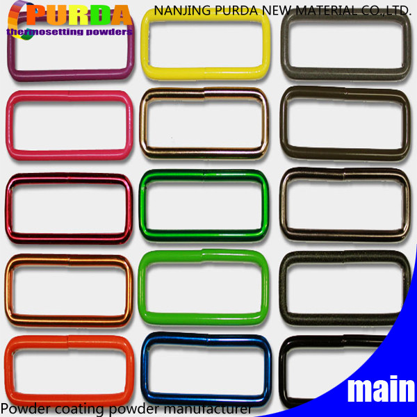 Pure Polyester Powder Coating Paint , Bicycle Powder Coating RAL Colors