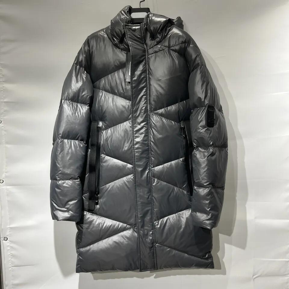 High Quality Fashion High Street Cotton or White Duck Down Filling Hoodie Puffer Jacket for Men Parka Coat