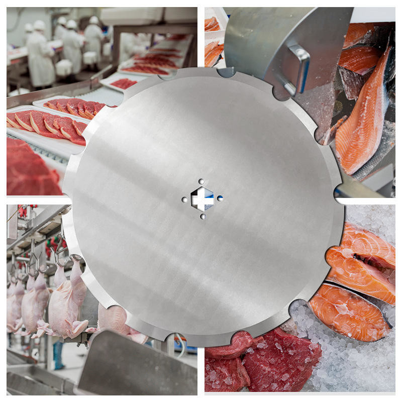 Stainless Steel Rotary Slitter Knife Blades 500*40*3Mm For Food Grade Meat Cutting Processing