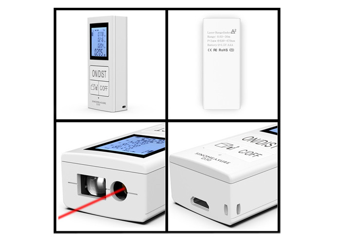 Hand Held High - Precision 2mm Electronic Distance Metre For Measuring Distance