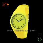 Promotional smooth silicone ice style watch as gift for Christmas promotion