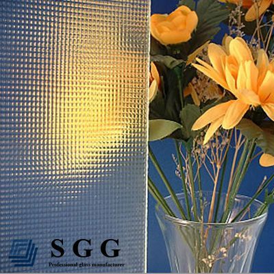 4mm clear patterned glass price
