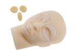 Emulsion Material Tattoo Practice Skin 3D Effect Silicone Head Model