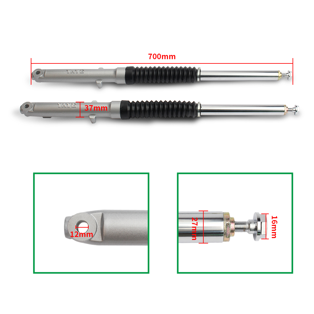 Steel Aluminum Motorcycle Front Shock Absorber CG125 CG150 Moto Suspension Parts