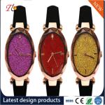 Wholesale Women's Watches PU Watch Band Alloy Case PU Watches Color Dial with