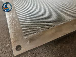 China Duplex Steel 2507 Wedge Wire Panel Vee Shaped Flat Screen wholesale