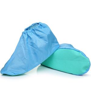 China Disposable Shoe Cover Anti-static Non Woven Strip Shoe Cover for Electronic Factory wholesale