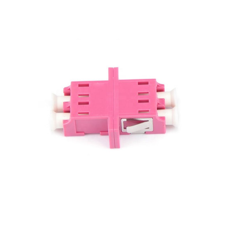 Ferrule Type OM4 Fiber Adapter for Fast FTTH Optical Multimode Duplex DX LC Connection