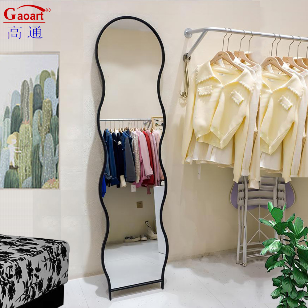 Length Led Beveled Floor Mirror in Modern Style for Hallway Beauty Salon and Bathroom