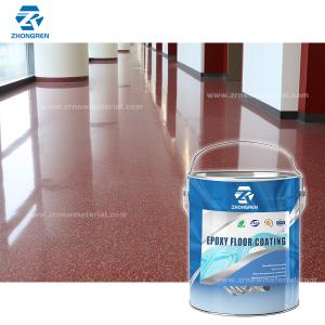 China Bright Smooth Appearance Waterborne Epoxy Floor Paint Abrasion Resistant wholesale