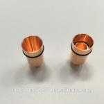 Industry Laser Cutting Consumables , Plasma Cutting Nozzle Copper Color