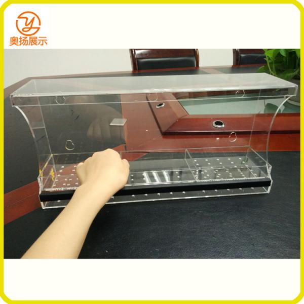 Amazing hot sale customized clear acrylic bird feeder with suckers